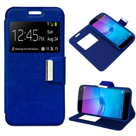 Flip Cover Huawei Y6 2017 Azul