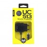 Cargador Microusb 1A UC513 Negro