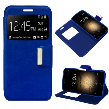 Flip Cover BQ Aquaris U Plus Azul