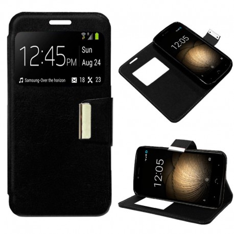 Flip Cover BQ Aquaris U Plus Negro